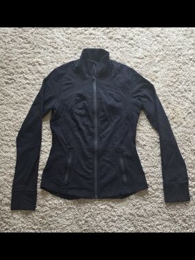 lululemon athletica Black Fitted Zip Jacket